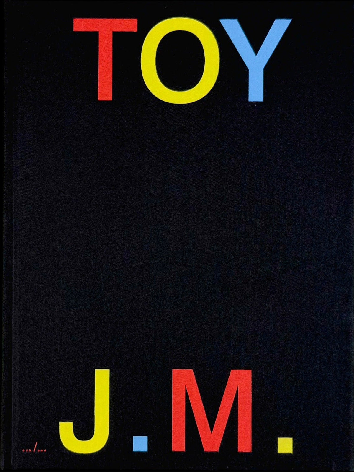 Jurgen Maelfeyt — TOY, front cover