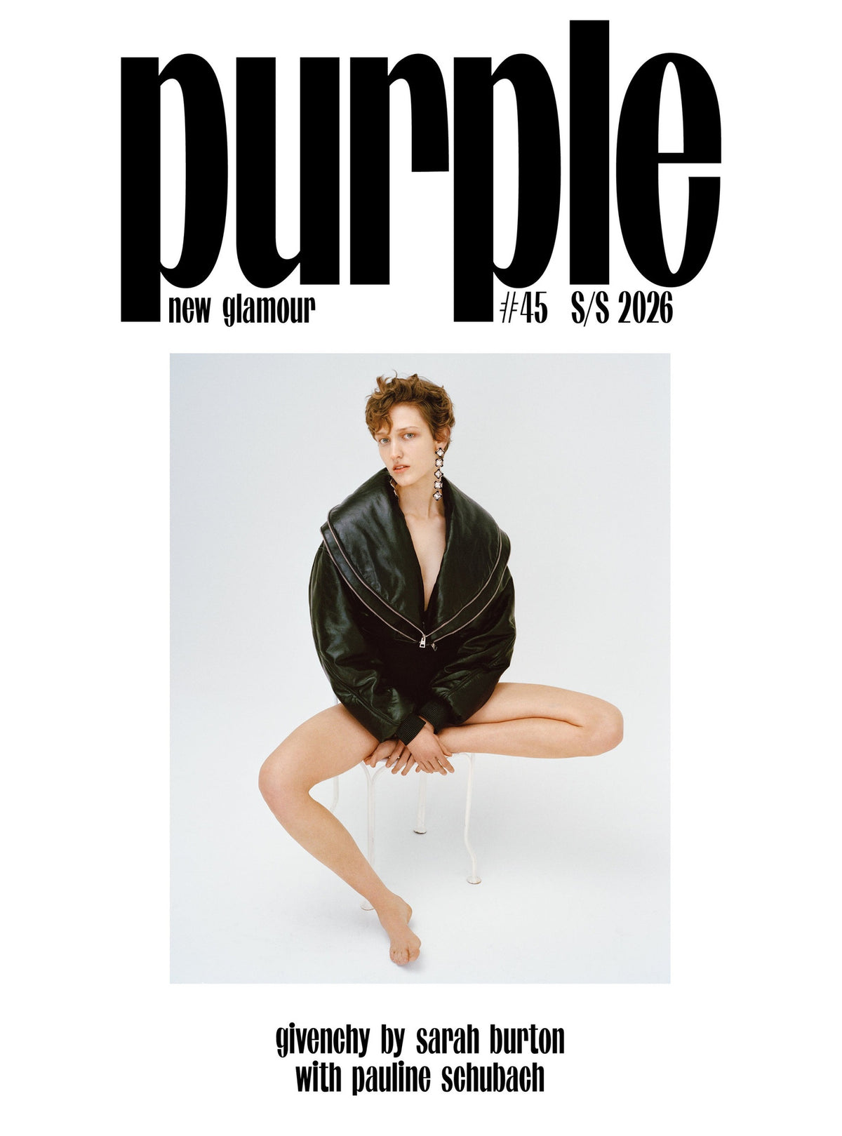 Purple — Issue 45: The New Glamour Issue, front cover