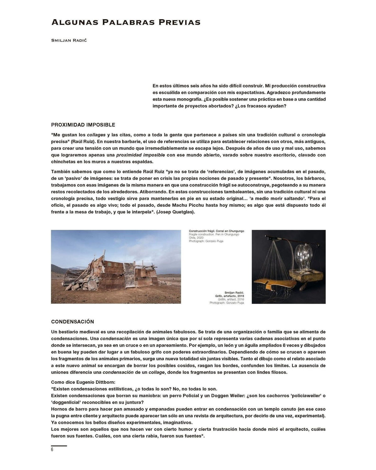 El Croquis — Issue 232: Smiljan Radić, inside pages 2