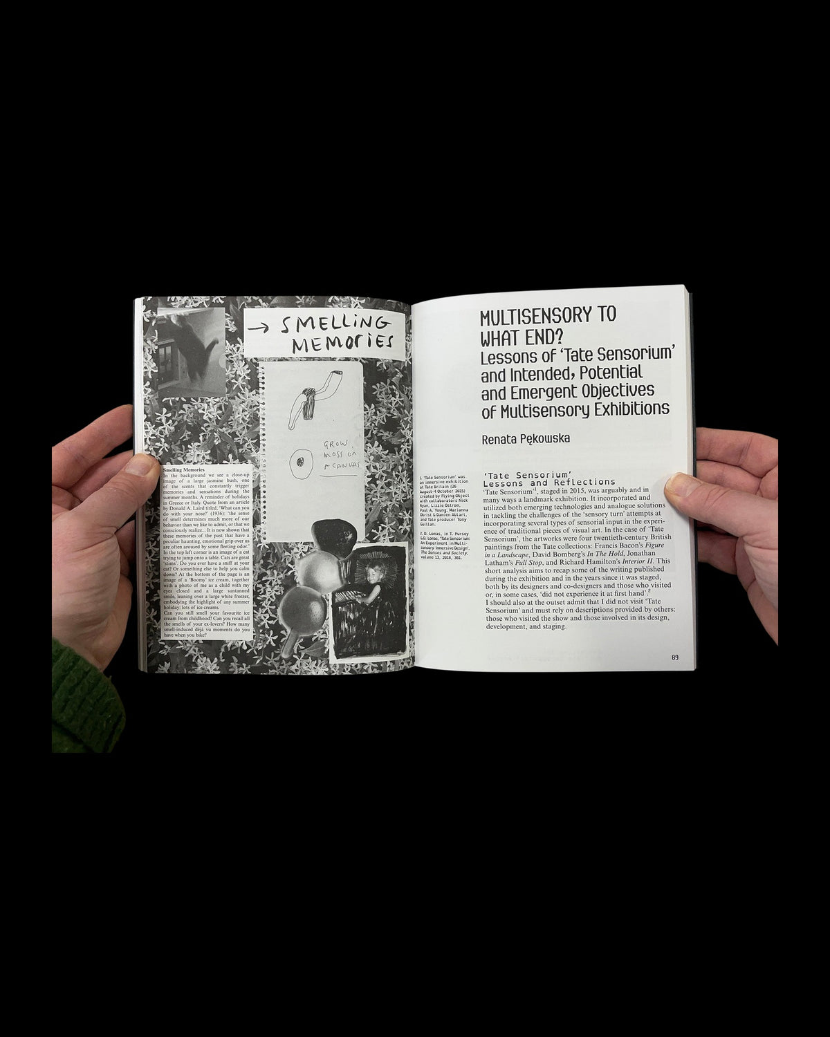 Exhibiting for Multiple Senses: Art and Curating for Sensory-Diverse Bodies, inside pages 8
