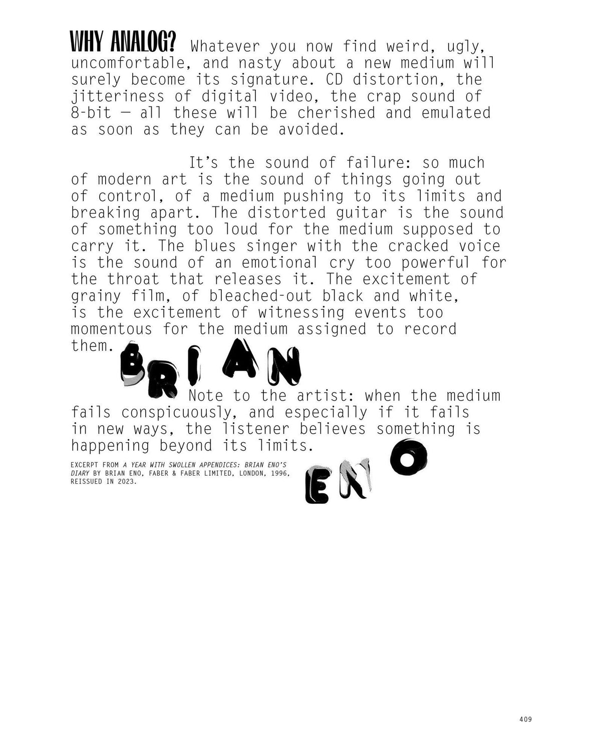 Purple — Issue 44: The Analog Issue, inside pages 4