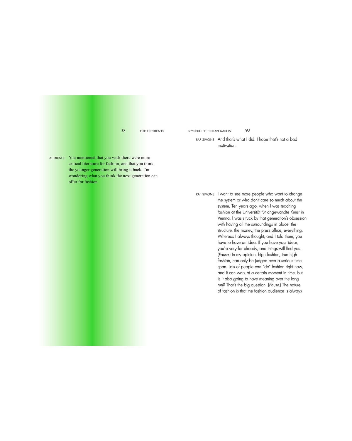 Sterling Ruby & Raf Simons — Beyond the Collaboration, inside pages 6