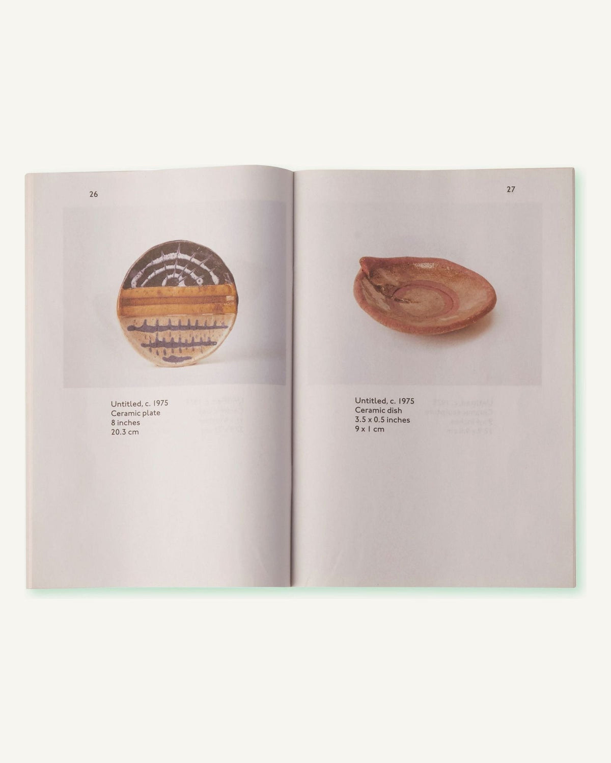 JB Blunk Cups, Plates, Bowls & Sculptures: Ceramics 1950–1999, inside pages 8
