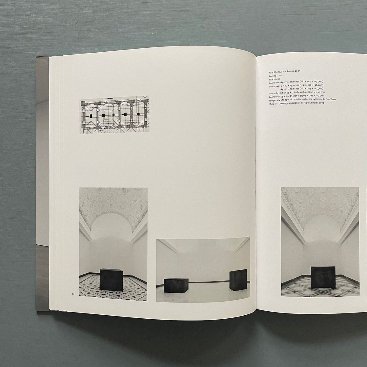 Richard Serra — Forged Steel, inside pages 10
