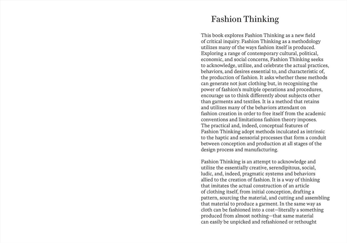 Jonathan Faiers — The Sound of Fashion Thinking, inside pages 3