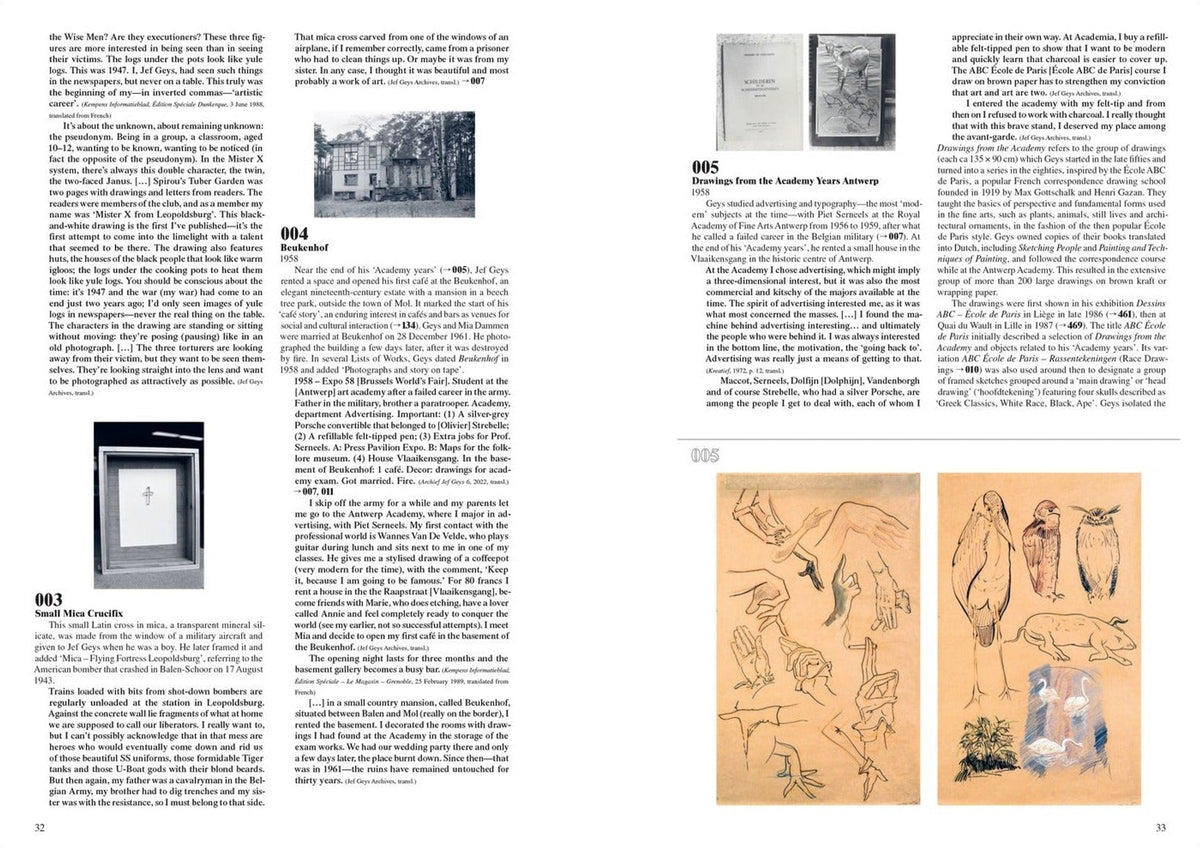 Jef Geys — Catalogue Raisonnable, inside pages 6