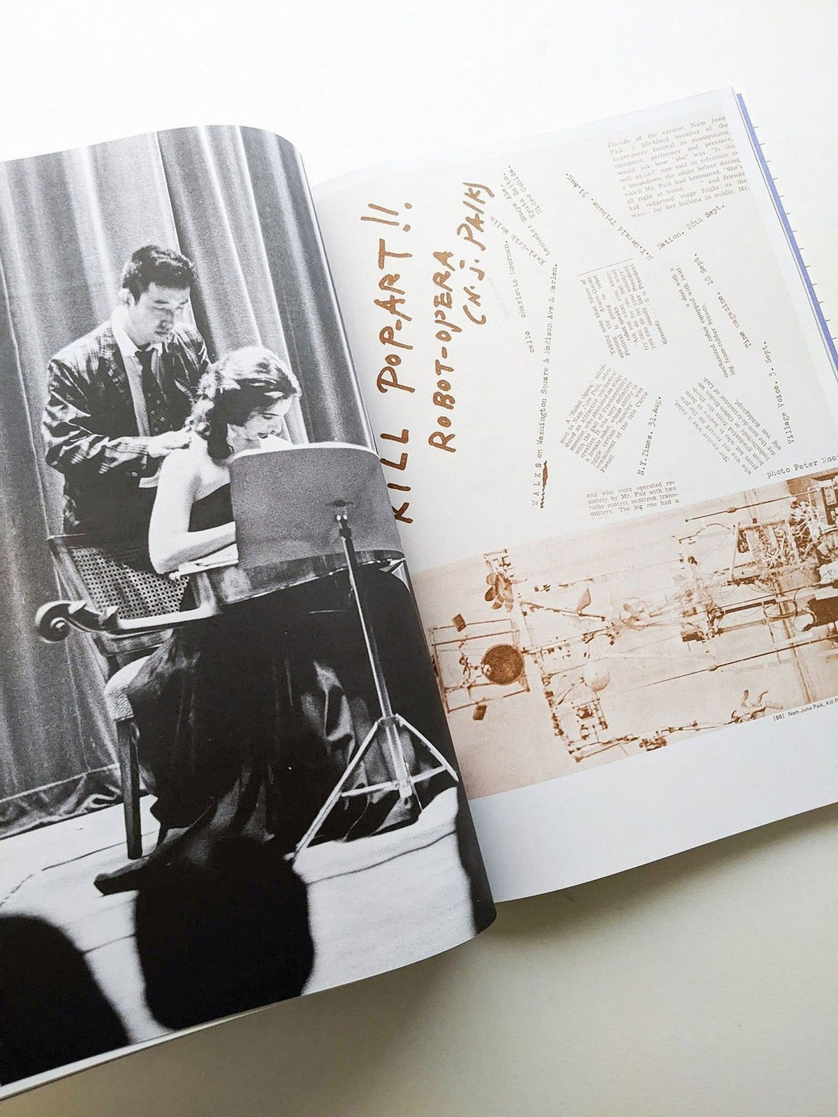 Nam June Paik — I Expose the Music, inside pages 4