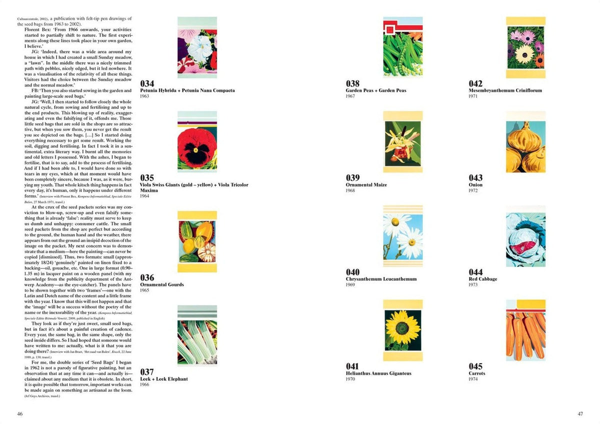 Jef Geys — Catalogue Raisonnable, inside pages 13