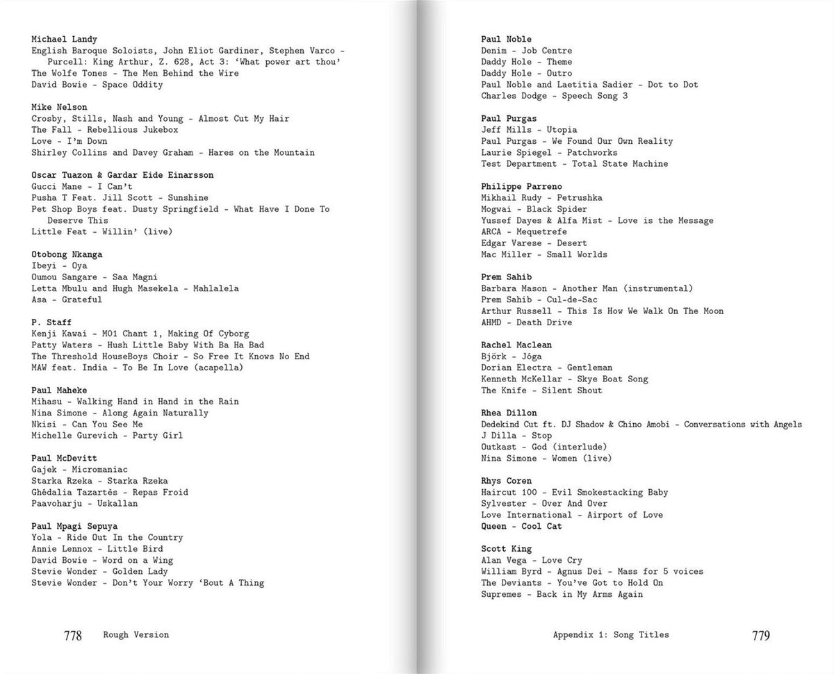 Francesca Gavin — Rough Version, The NTS Interviews, 2016–2021, inside pages 9