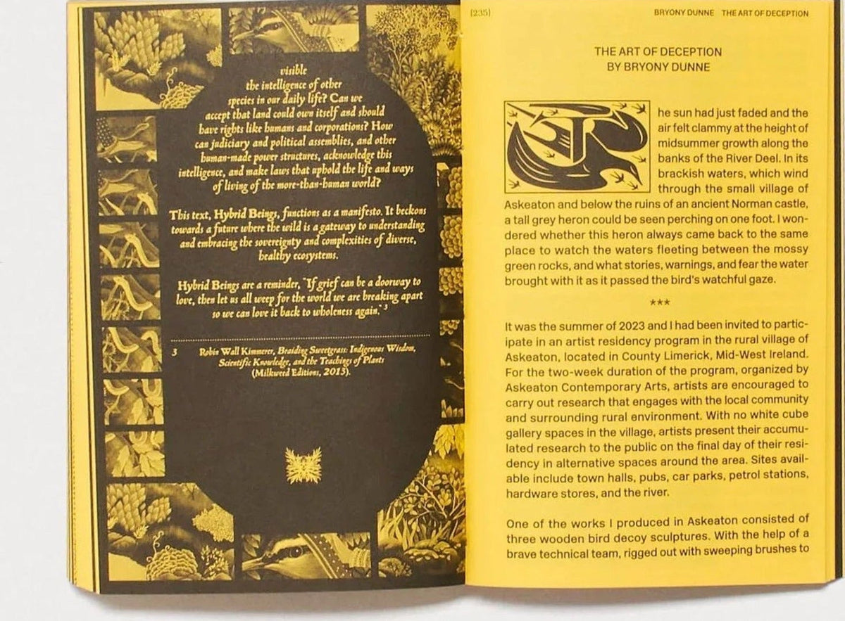 Marjolein van der Loo - With a Bird, A Reader on Avian Kinship, inside pages 10