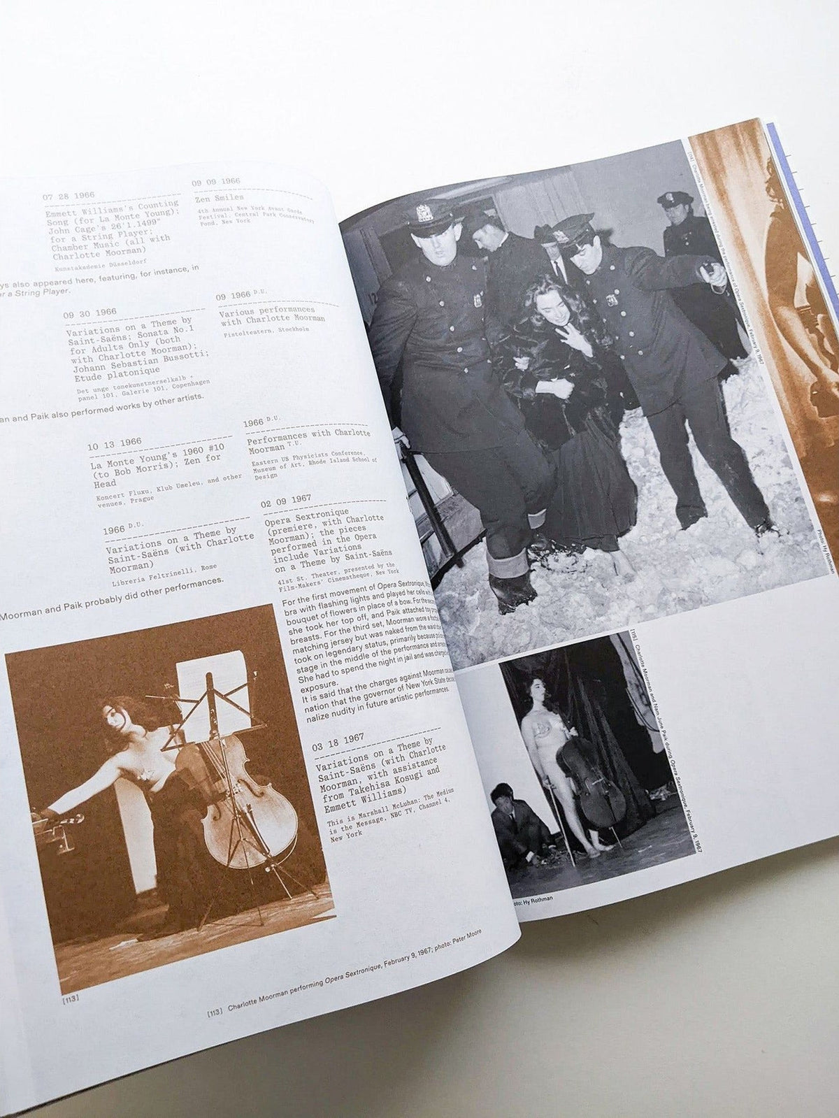 Nam June Paik — I Expose the Music, inside pages 8