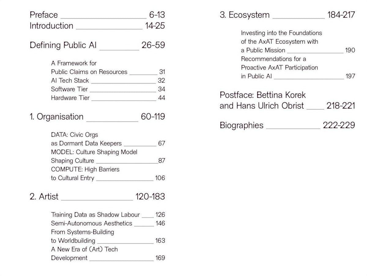 Future Art Ecosystems 4: Art x Public AI, inside pages 1