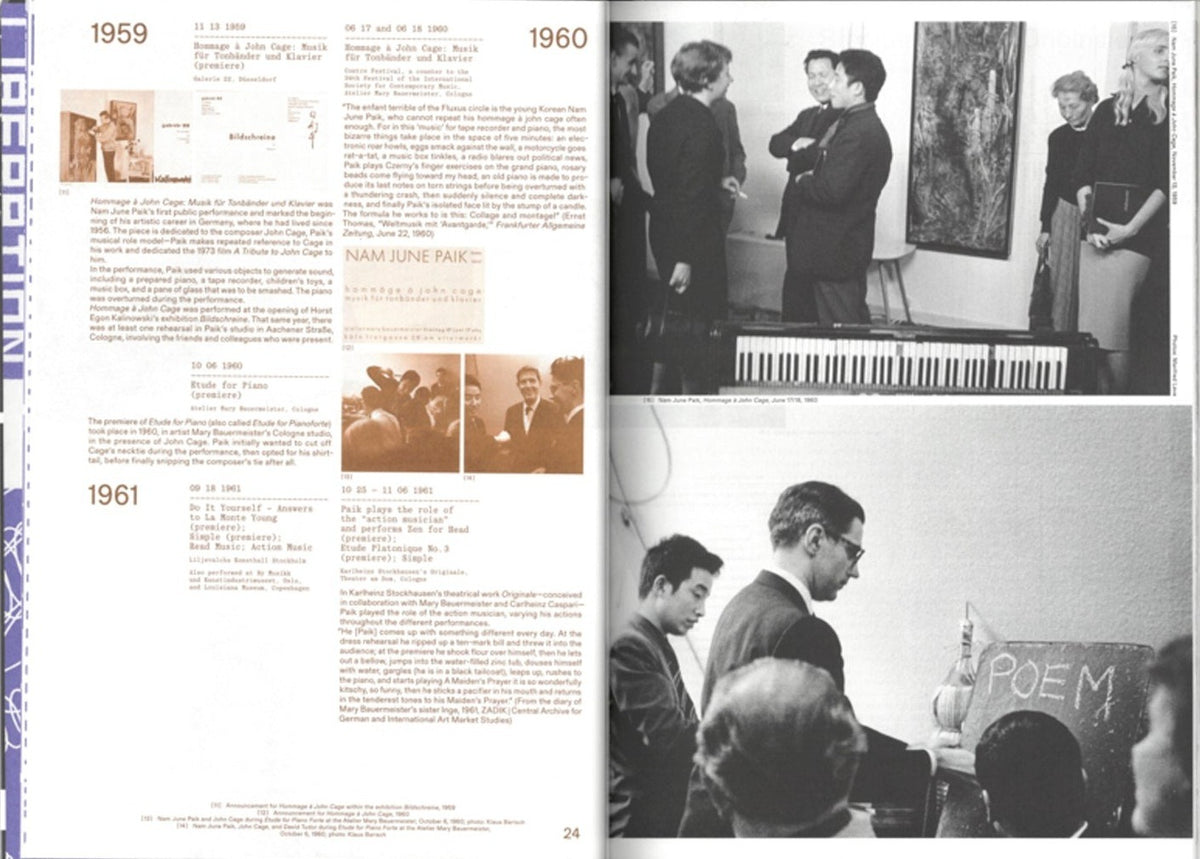 Nam June Paik, I Expose the Music, inside pages 10