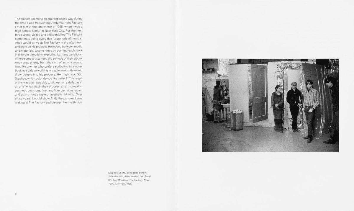 Stephen Shore, The Mental Image, inside pages 5