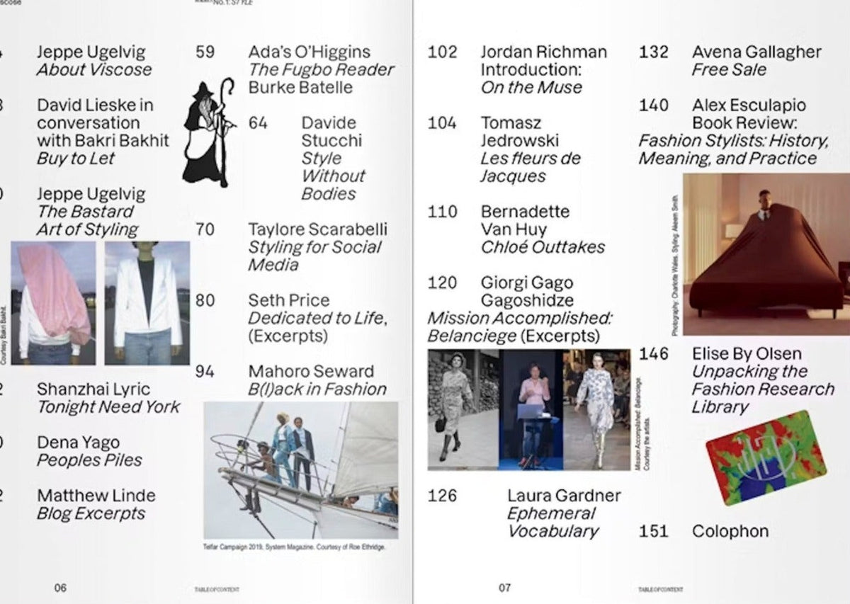 Viscose, Issue 1, inside pages 3