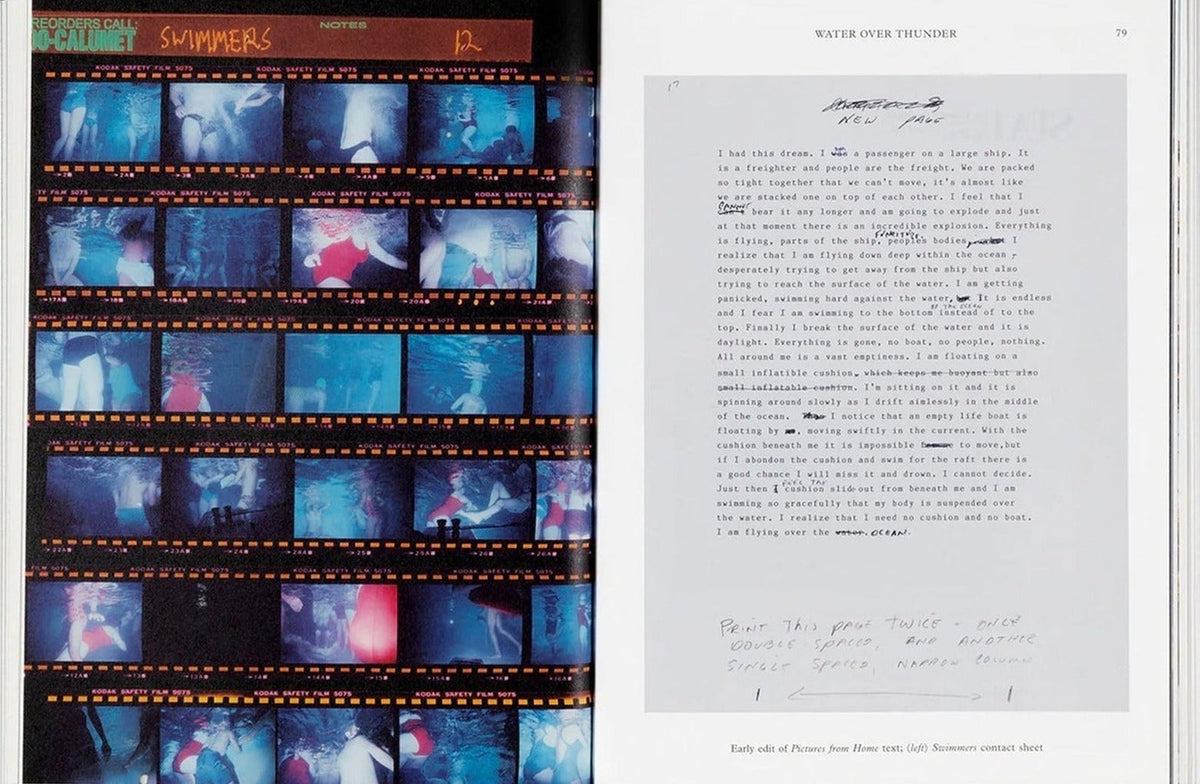 Larry Sultan, Water Over Thunder: Selected Writings, inside pages 4