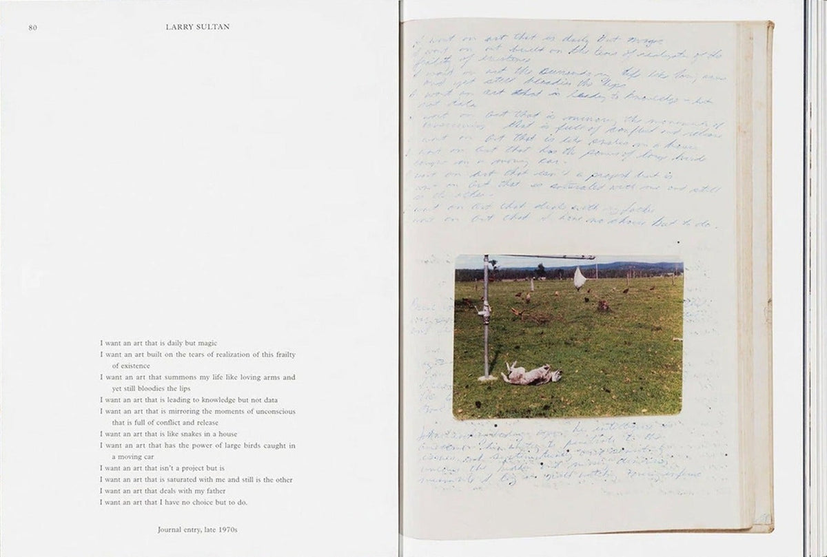 Larry Sultan, Water Over Thunder: Selected Writings, inside pages 5