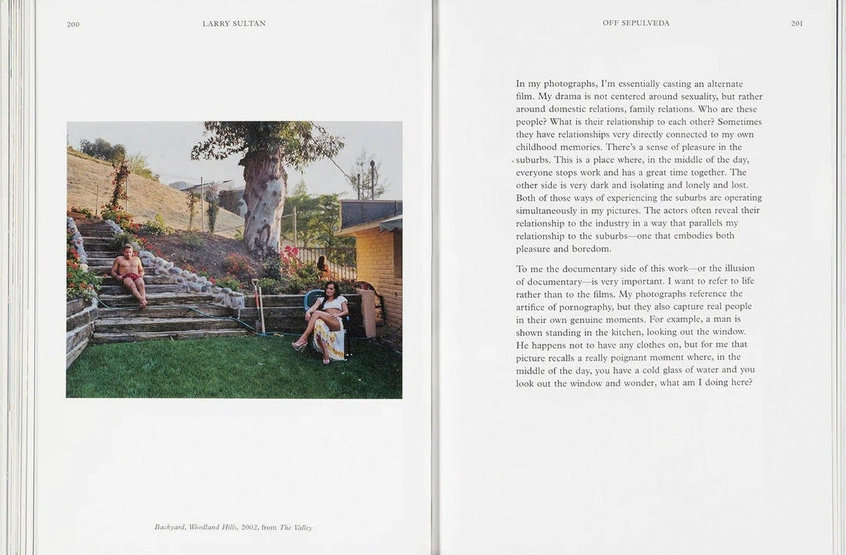 Larry Sultan, Water Over Thunder: Selected Writings, inside pages 10