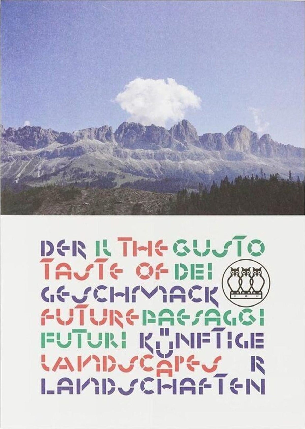 The Taste of Future Landscapes, cover