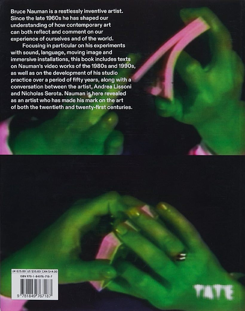 Bruce Nauman — Bruce Nauman, back cover