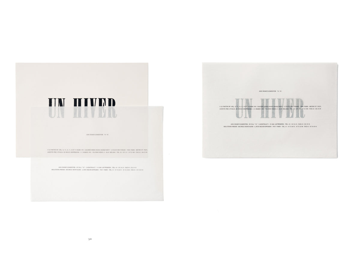 Ann Demeulemeester — PRINT, inside pages