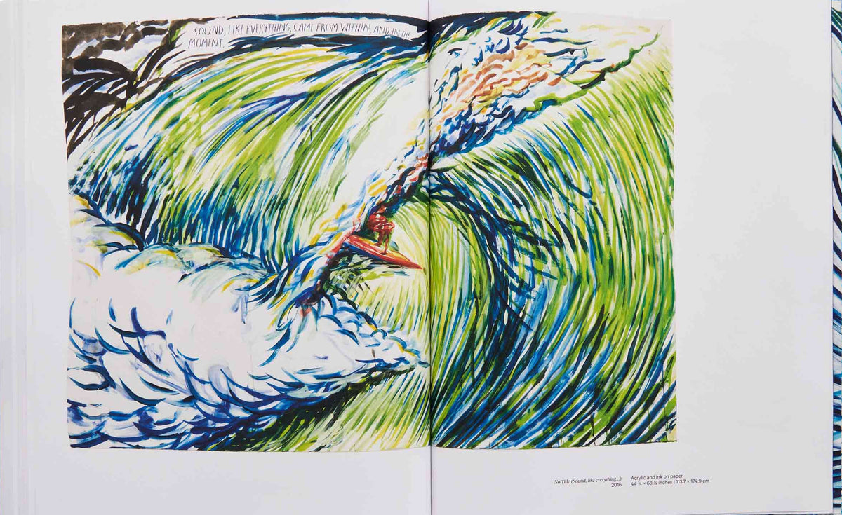 Raymond Pettibon — Point Break: Surfers and Waves, inside pages