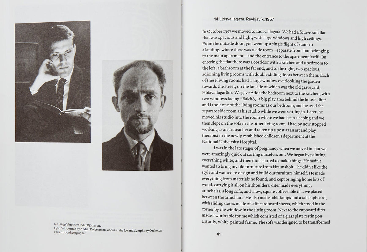 Sigríður Björnsdóttir — Dieter Roth in My Life: Memories, inside pages