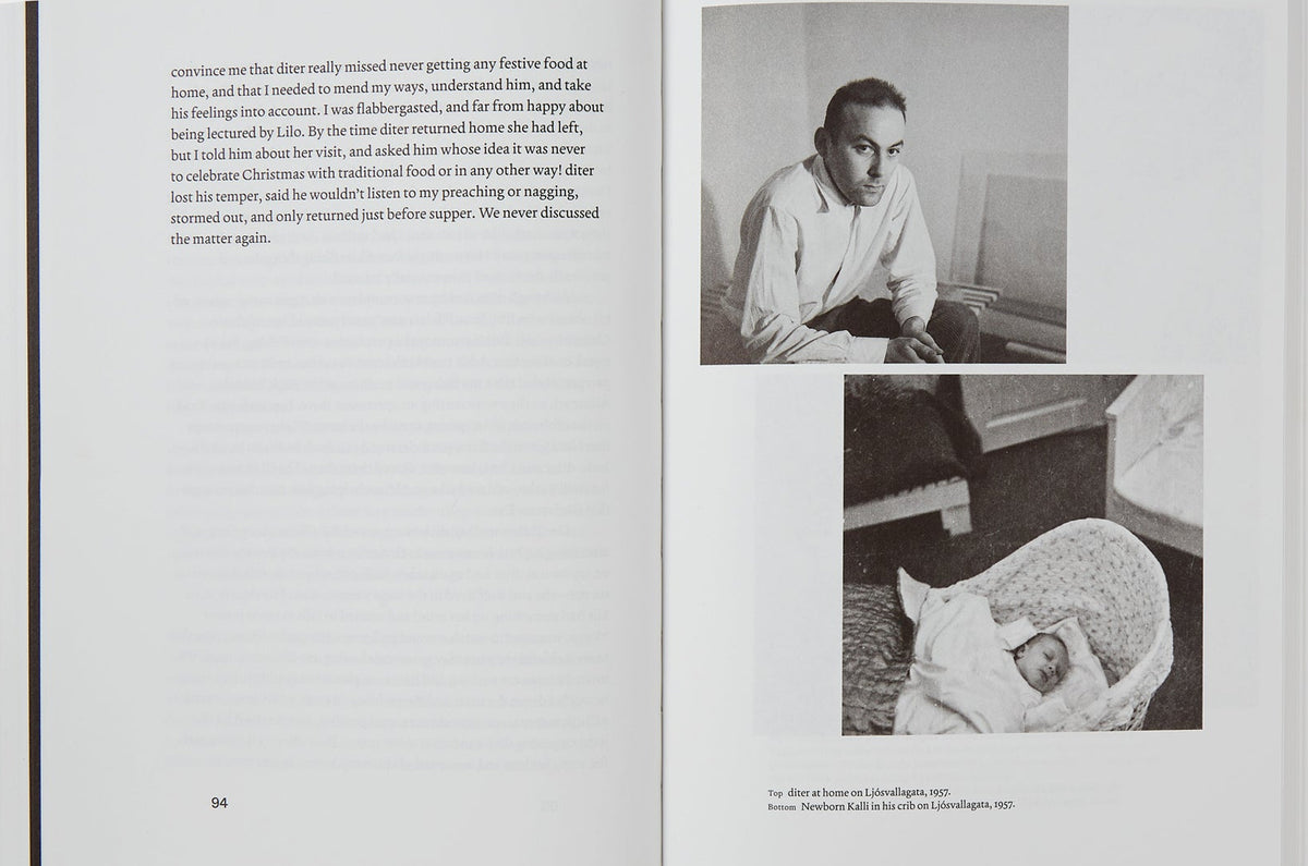 Sigríður Björnsdóttir — Dieter Roth in My Life: Memories, inside pages