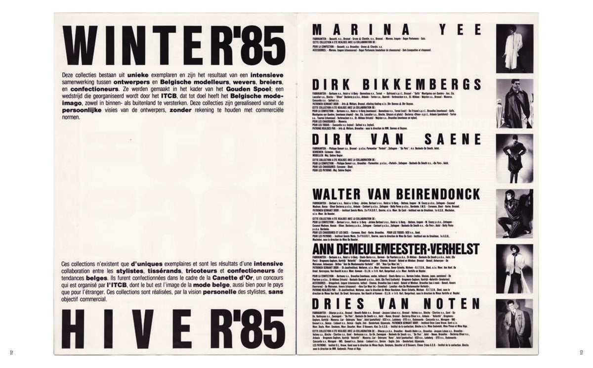 The Antwerp Six, inside pages