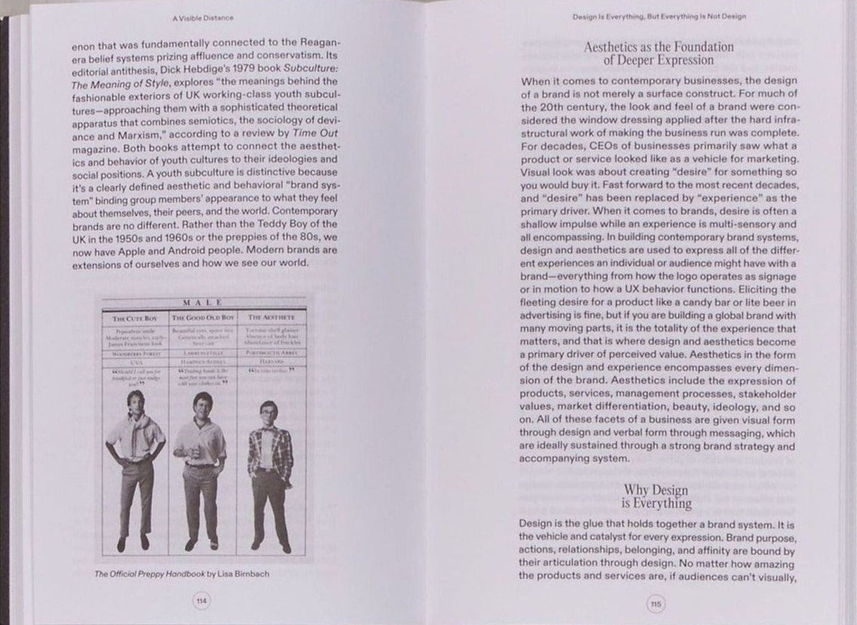 Matt Owens, A Visible Distance: Craft, Creativity, and the Business of Design, inside pages 6