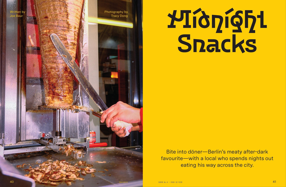 Serviette — Issue 8: Food is Vice, inside pages 3