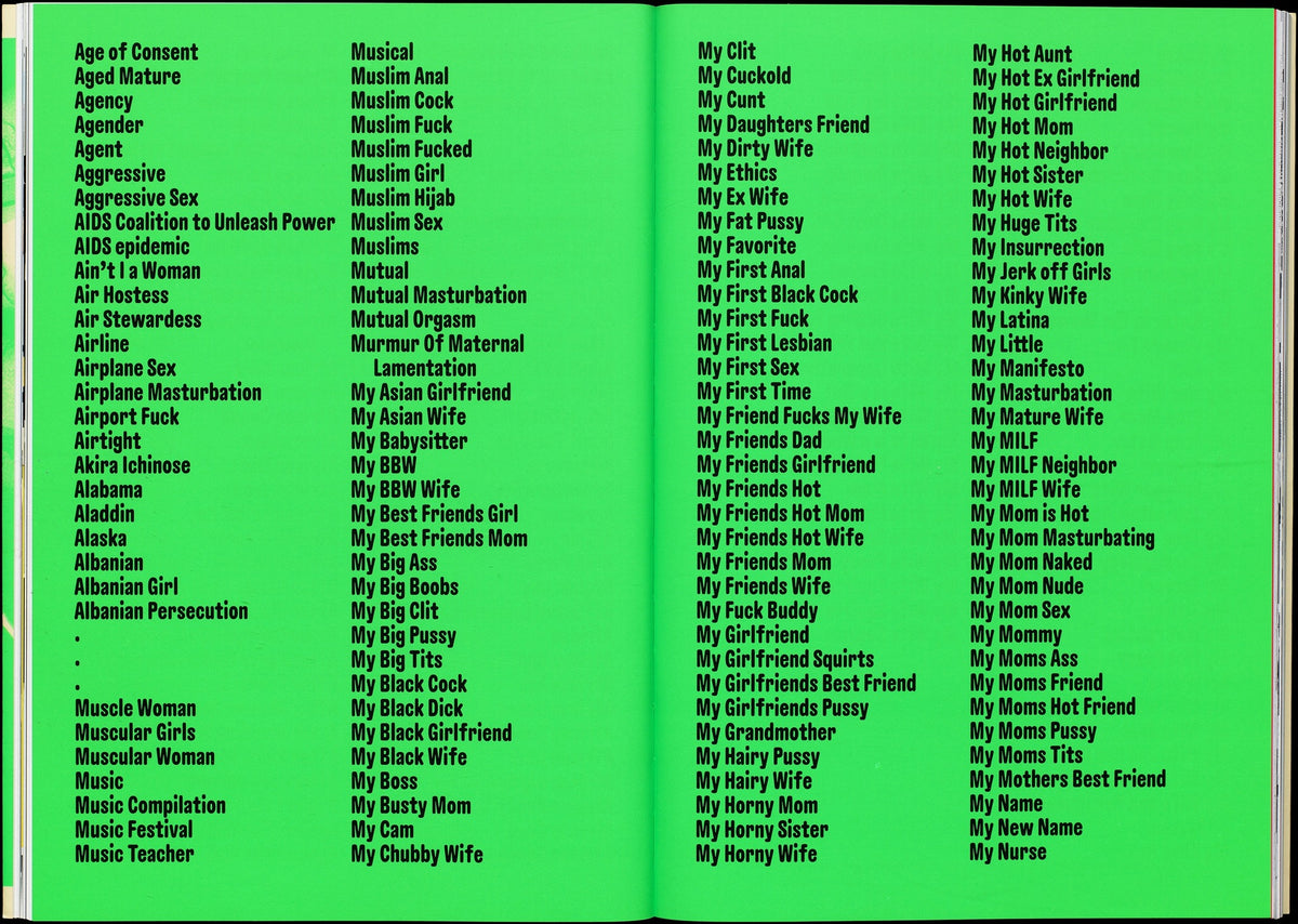 Alexandra Bachzetsis — Show Time Book / Book Time Show, inside pages 5