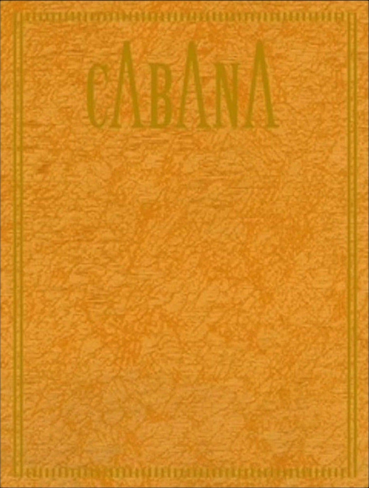 Cabana — Issue 25, front cover