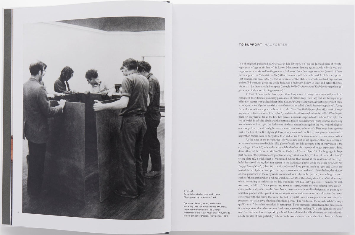 Richard Serra — Early Work, inside pages 2