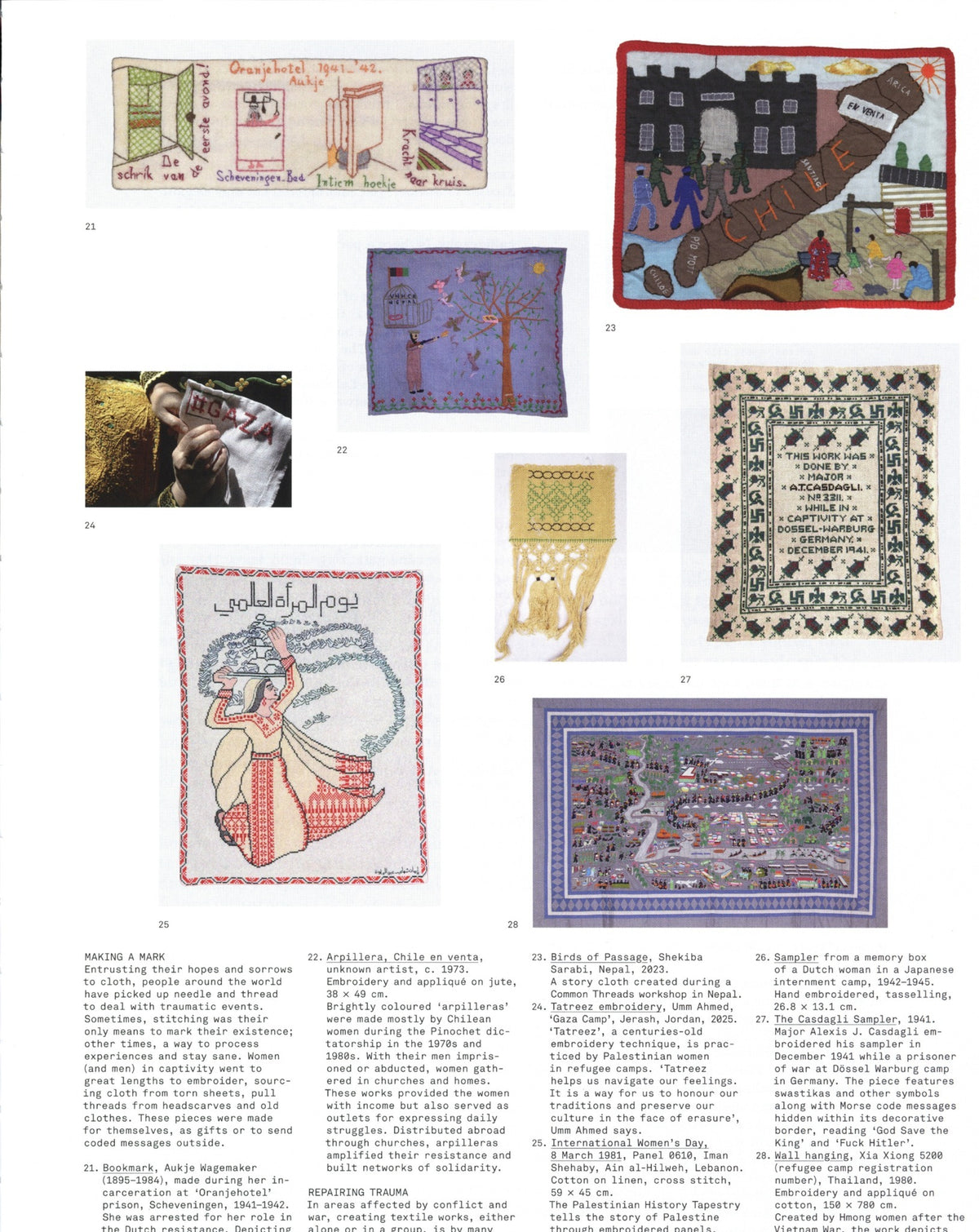 Interwoven Histories: Contemporary Art, Migratory Narratives and Textiles, inside pages 3