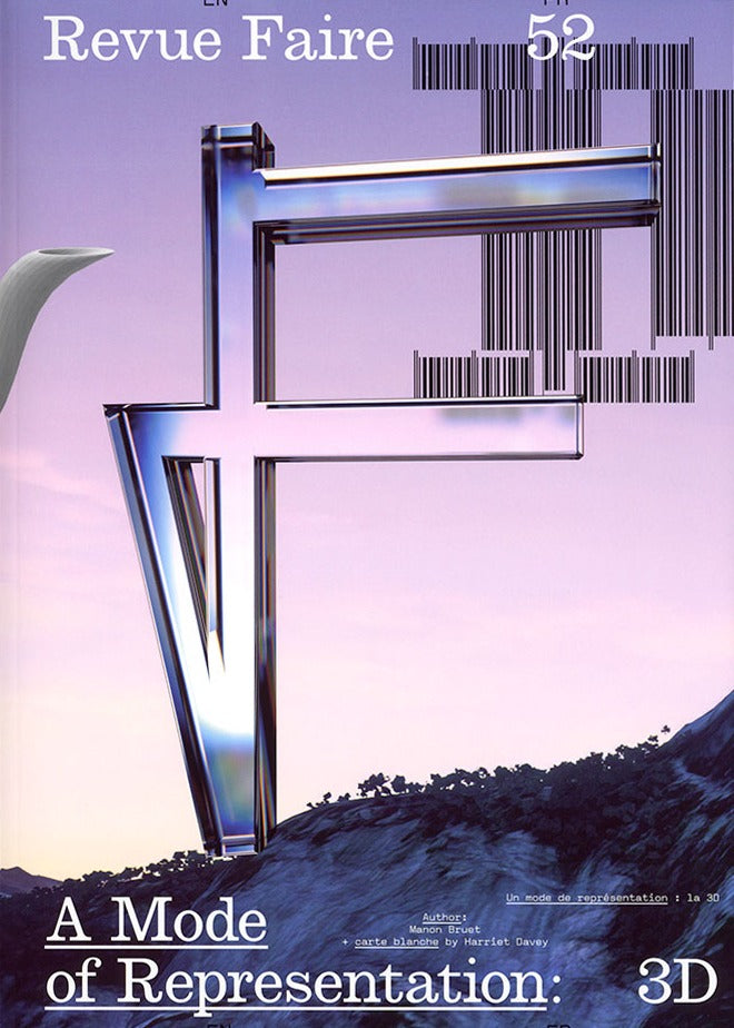 Revue Faire, Issue 52: A Mode of Representation, 3D, cover