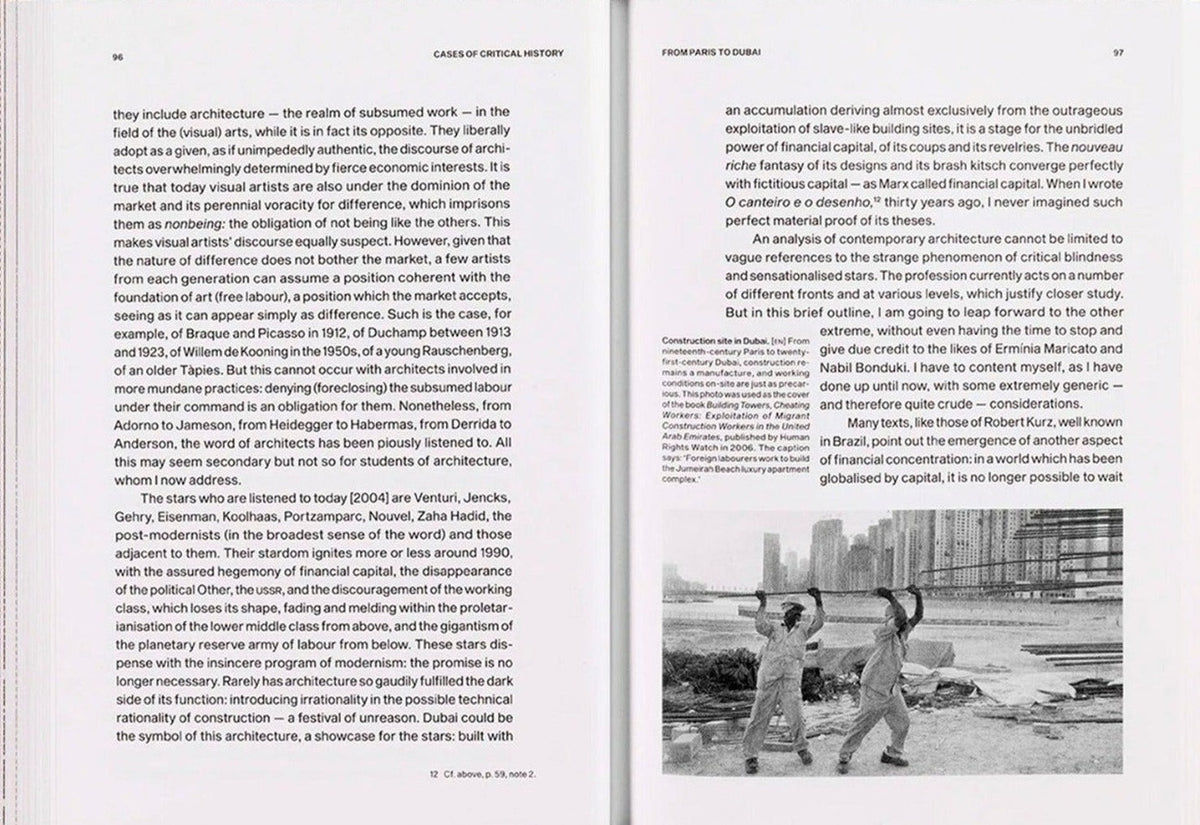 Sérgio Ferro, Architecture from Below: An Anthology, inside pages 6