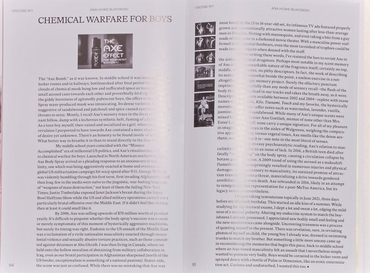 Viscose, Issue 7: Scent, inside pages 5
