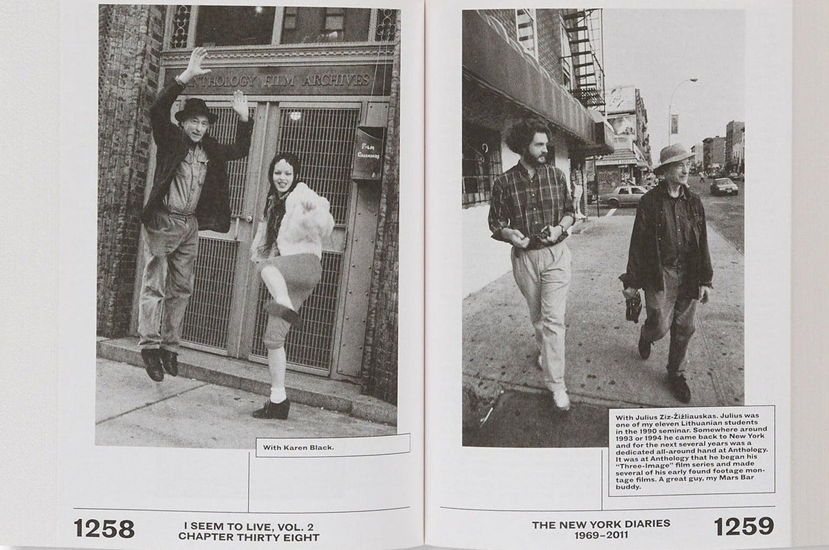 Jonas Mekas, I Seem to Live: The New York Diaries 1969 to 2011, Volume 2, inside pages 9