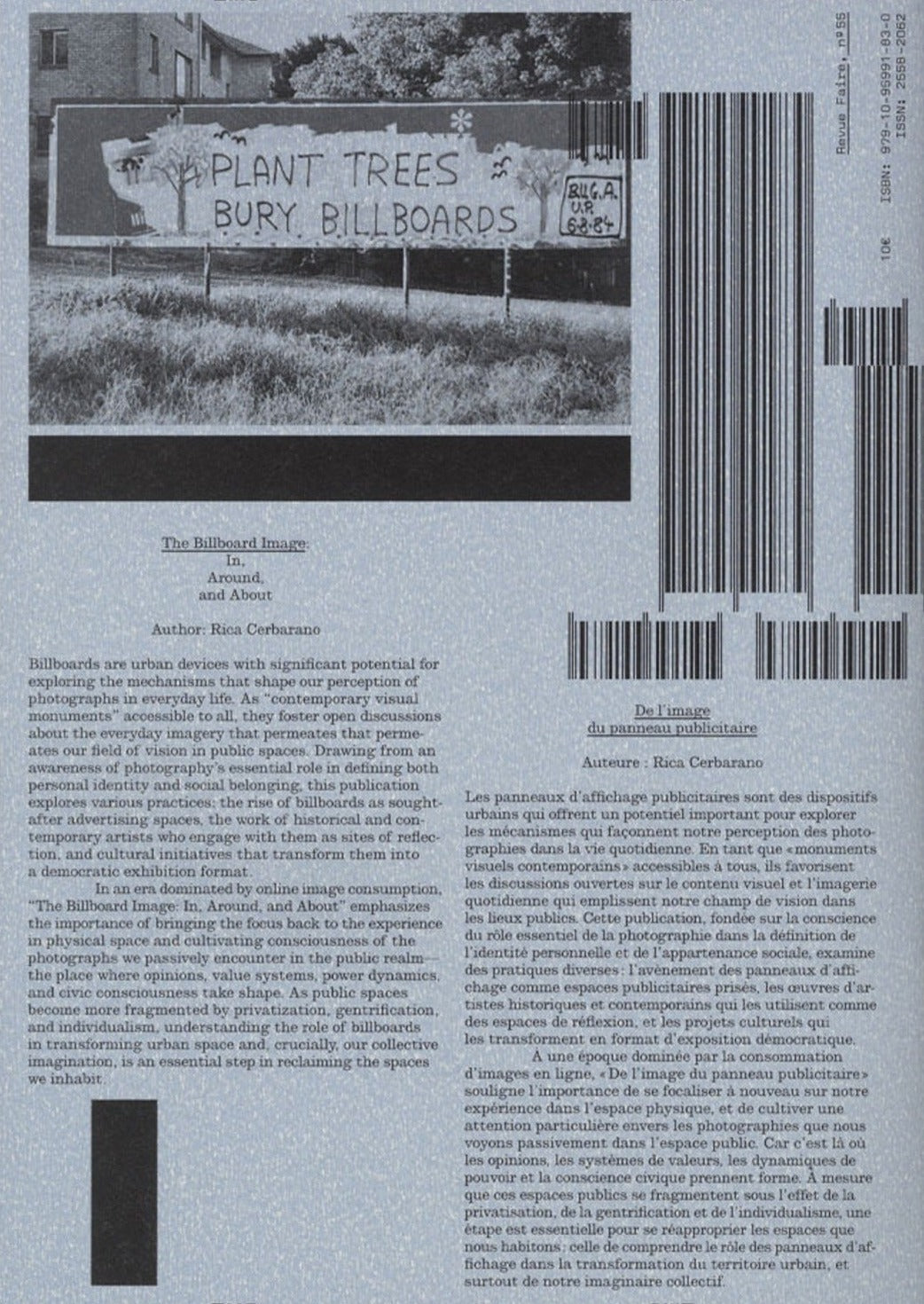 Revue Faire, Issue 55: The Billboard Image, inside pages 11