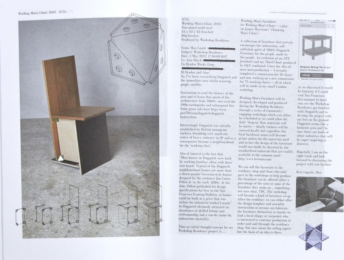 Max Lamb, Exercises in Seating: Volumes 1 to 3, inside pages 4