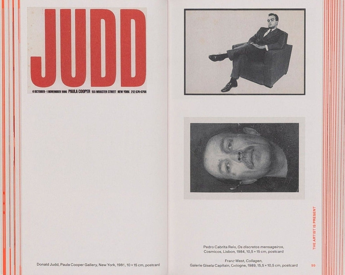 A Work Will Be Shown: Artist's Invitations and Announcements 1960 to 2020, inside pages 5