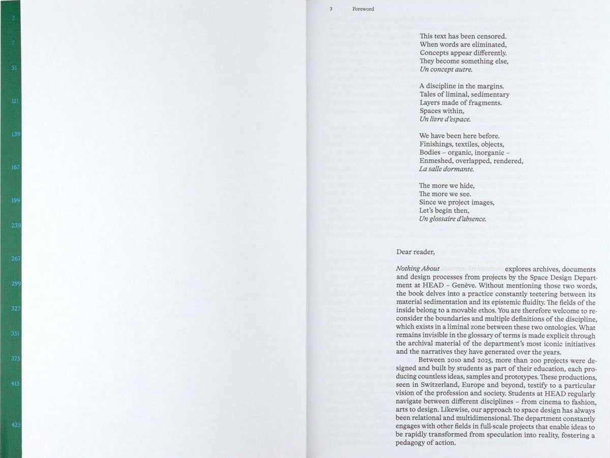 Nothing About Interior Architecture, inside pages 2