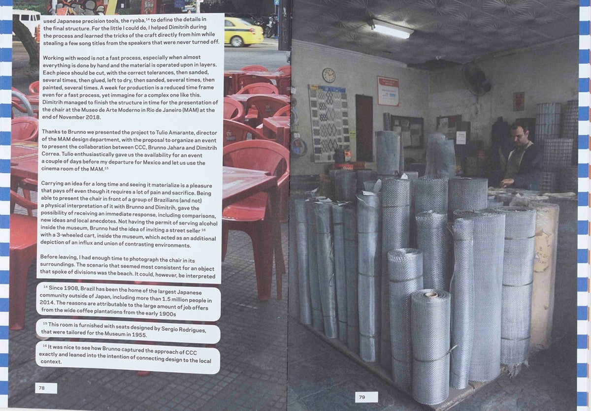 Matteo Guarnaccia, Cross Cultural Chairs, inside pages 7