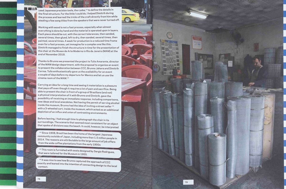 Matteo Guarnaccia, Cross Cultural Chairs, inside pages 8