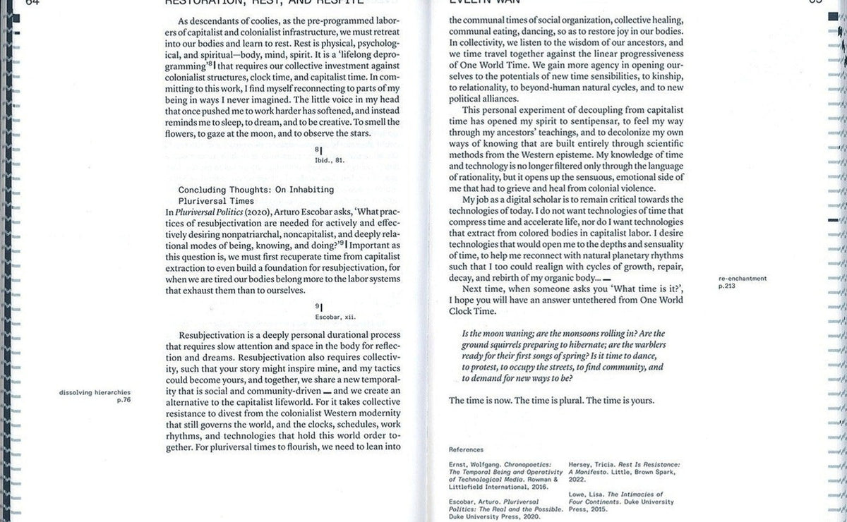 Slow Technology Reader: A Tool for Shaping Divergent Futures, inside pages 4