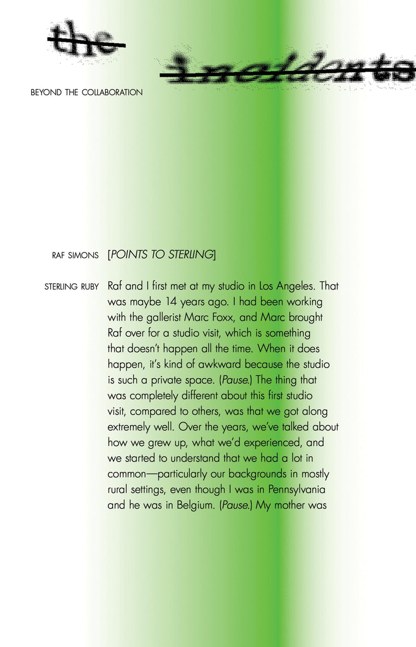 Sterling Ruby & Raf Simons — Beyond the Collaboration