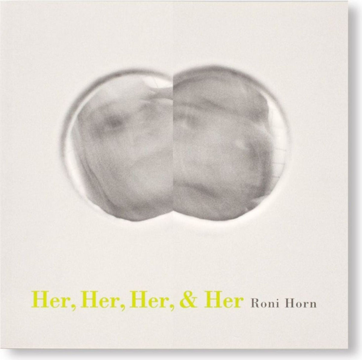 Roni Horn — Her, Her, Her, & Her, front cover