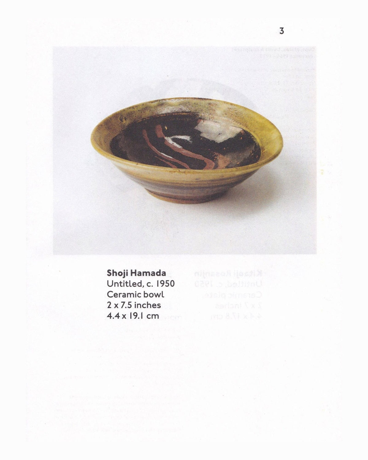 JB Blunk Cups, Plates, Bowls & Sculptures: Ceramics 1950–1999, inside pages 1