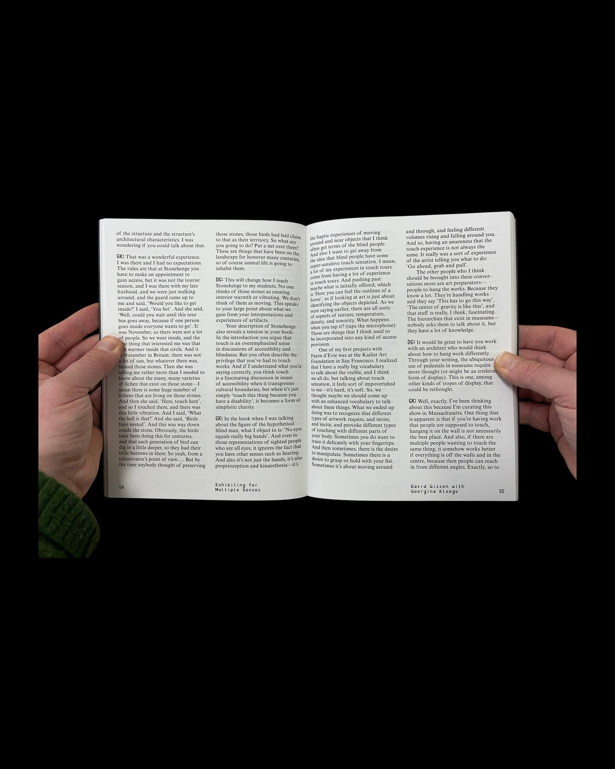 Exhibiting for Multiple Senses: Art and Curating for Sensory-Diverse Bodies, inside pages 9